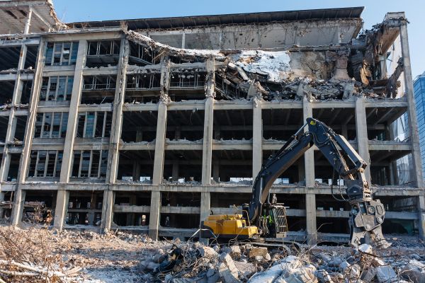 Commercial Building Demolition in Montgomery